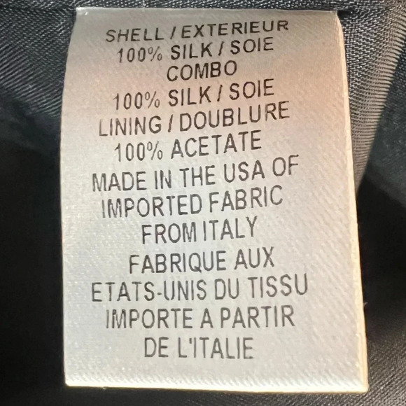 Milly of New York Retro 100% Silk Orange and Black Lined Shift Dress. Size 8. - Picture 11 of 13